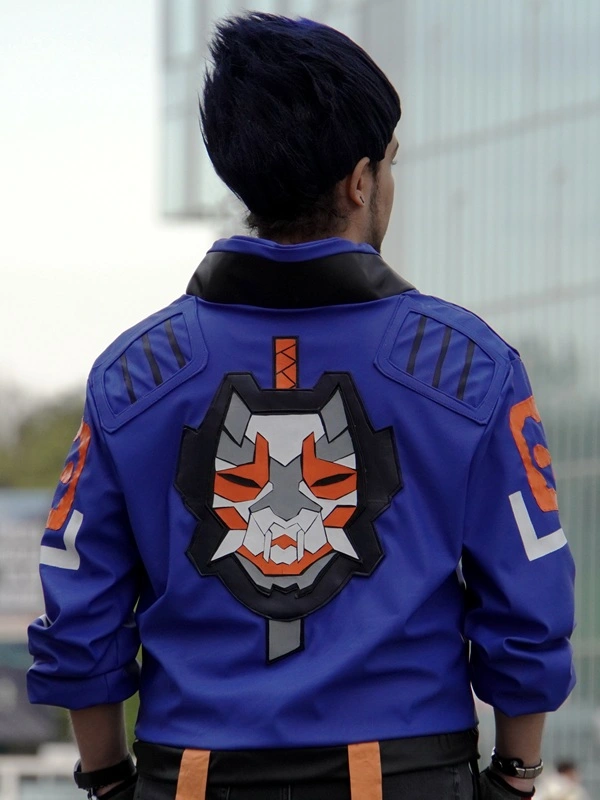 Valorant Yoru cosplay back jacket emblem